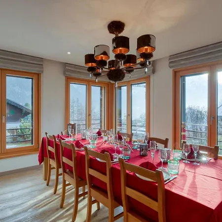 Luxury Chalet Sleeps 10 Mont Blanc View Hammam